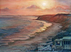 Sunset on Crystal Cove